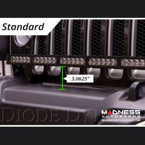 Jeep Wrangler JL Bumper LED Light Bar Kit - Bracket Only